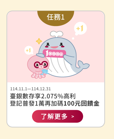 登記普發1萬再加碼100元回饋金